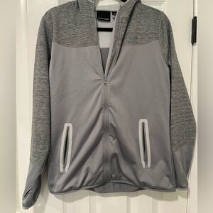 Marmot - Two-Tone Gray Full Zip Hooded Sweatshirt